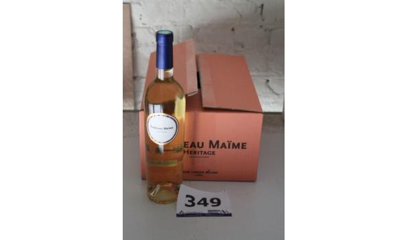 12 flessen à 75cl witte wijn Chateau Maïme, Heritage, Côtes de Provence